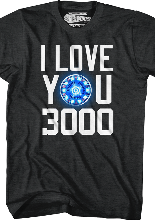 I Love You 3000 Avengers Endgame T-Shirt - main product image