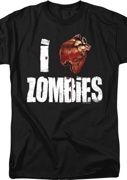 I Love Zombies T-Shirt - main product image