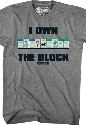 I Own The Block Monopoly T-Shirt