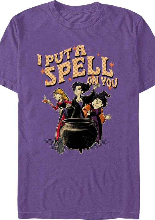 I Put A Spell On You Hocus Pocus T-Shirt - main product image