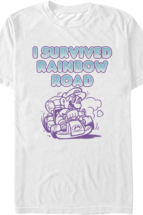 I Survived Rainbow Road Mario Kart T-Shirtmain product image