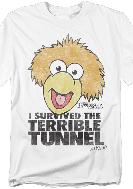 I Survived The Terrible Tunnel Fraggle Rock T-Shirt - main product image