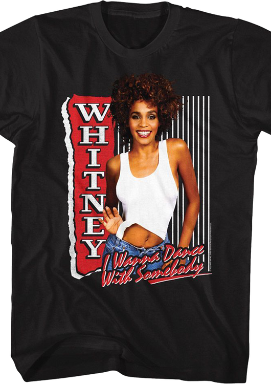 I Wanna Dance With Somebody Whitney Houston T-Shirt - main product image