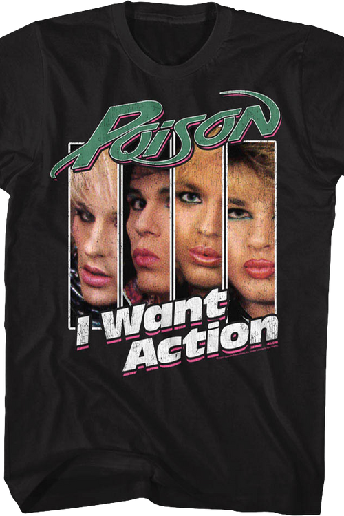 I Want Action Poison T-Shirtmain product image