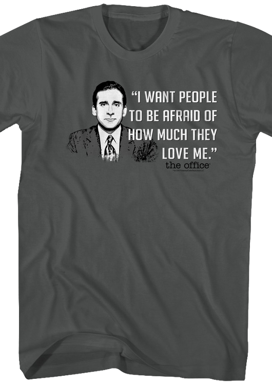 I Want People To Be Afraid The Office T-Shirt - main product image