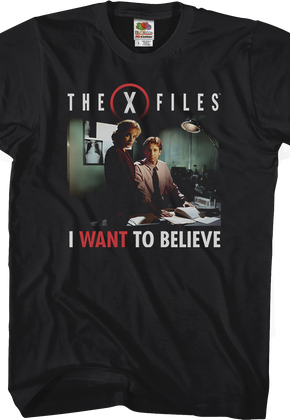 I Want To Believe X-Files Shirt