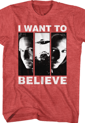 I Want To Believe X-Files T-Shirt