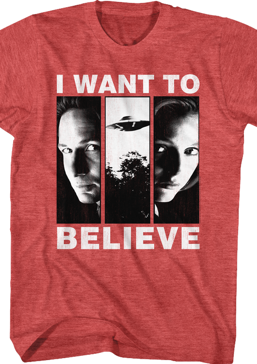 I Want To Believe X-Files T-Shirt - main product image
