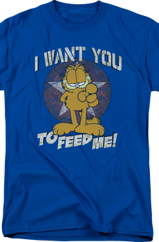 I Want You To Feed Me Garfield T-Shirt