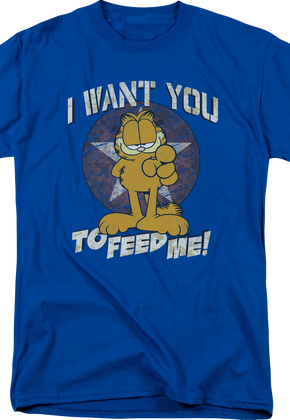 I Want You To Feed Me Garfield T-Shirt
