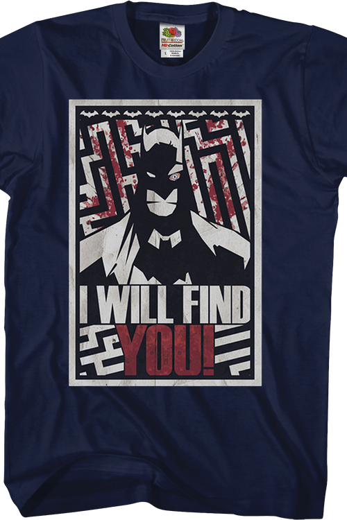 I Will Find You Batman T-Shirtmain product image