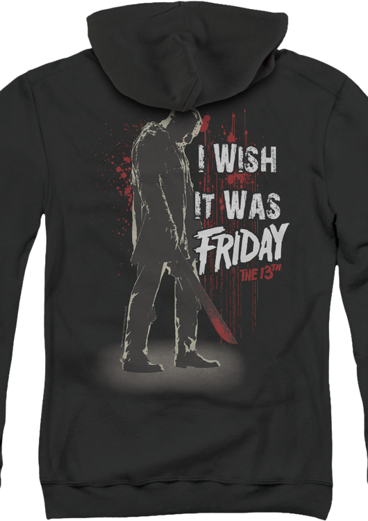 I Wish It Was Friday the 13th Zip Up Hoodie - main product image