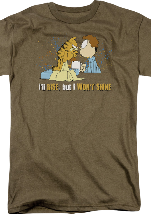 I Won't Shine Garfield T-Shirt - main product image