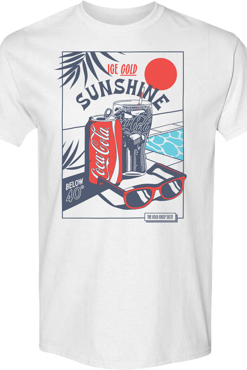 Ice Cold Sunshine Poster Coca-Cola T-Shirtmain product image