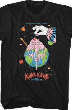 Ice Cream Poster Killer Klowns From Outer Space T-Shirt