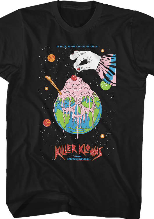 Ice Cream Poster Killer Klowns From Outer Space T-Shirt - main product image