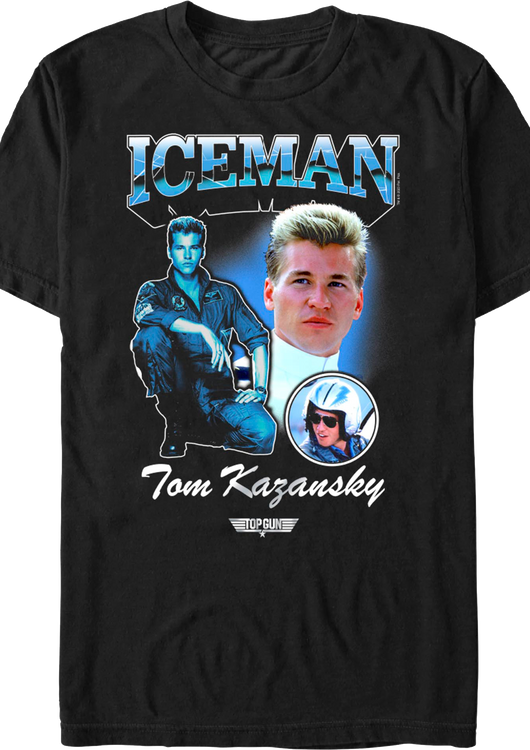 Iceman Collage Top Gun T-Shirt - main product image