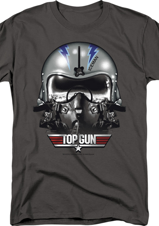 Iceman Helmet Top Gun T-Shirt - main product image