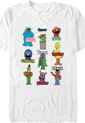 Iconic Characters Sesame Street T-Shirt