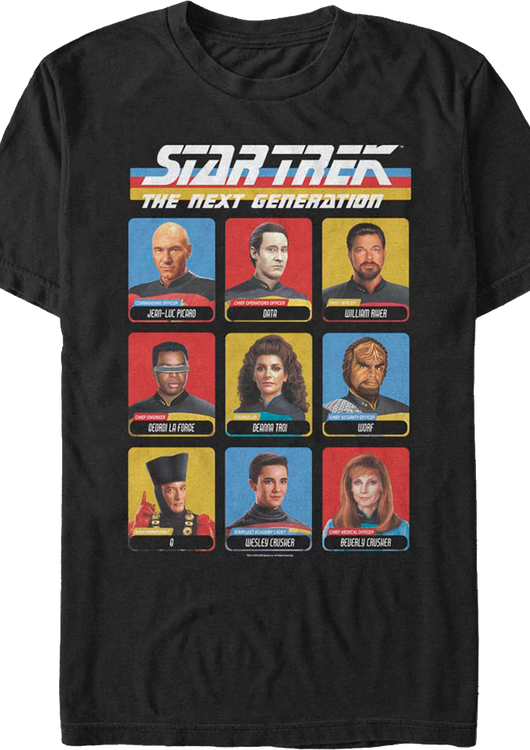 Iconic Characters Star Trek The Next Generation T-Shirt - main product image