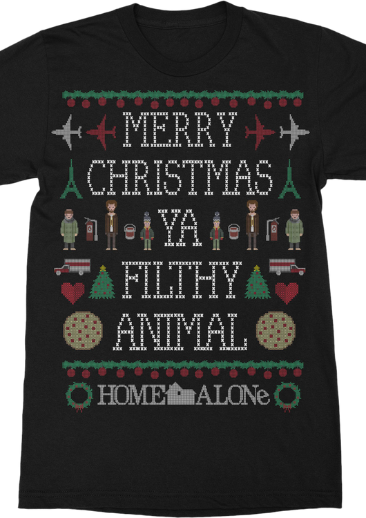 Icons Ya Filthy Animal Home Alone T-Shirt - main product image