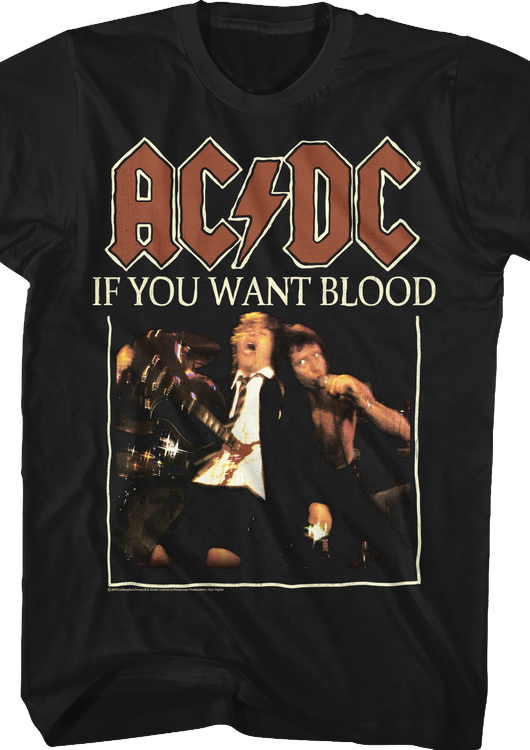 If You Want Blood ACDC T-Shirt - main product image