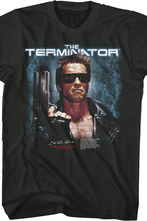 I'll Be Back Photo Terminator T-Shirtmain product image
