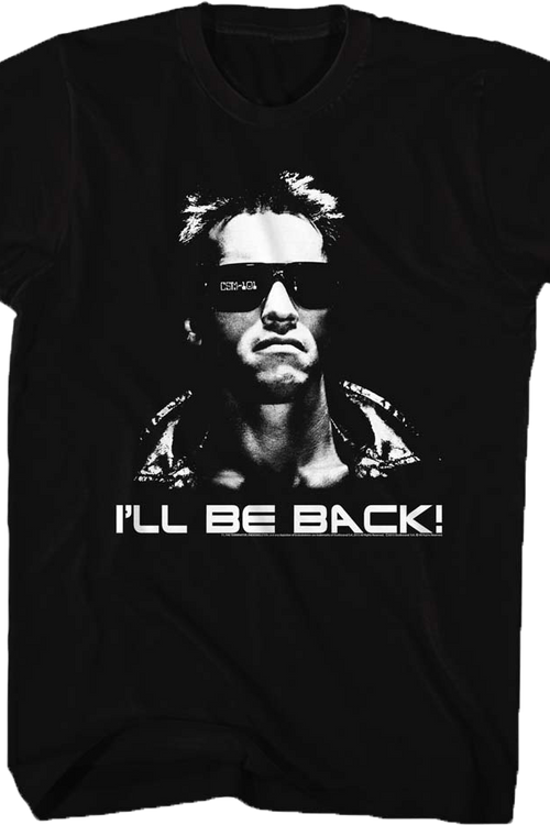 I'll Be Back Terminator T-Shirtmain product image