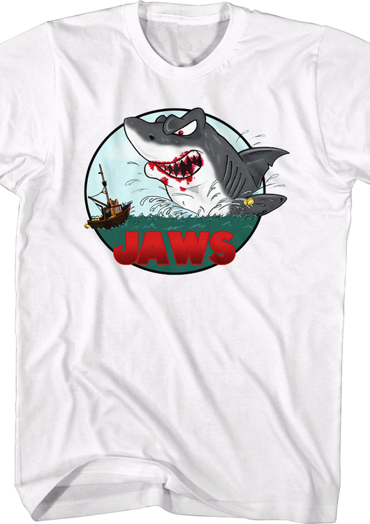 Illustrated Attack Jaws T-Shirt - main product image