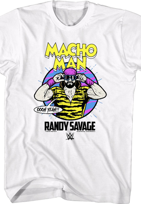 Illustrated Macho Man Randy Savage T-Shirt