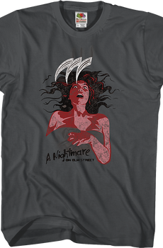 Illustrated Poster Nightmare On Elm Street T-Shirt