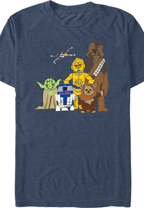 Illustrated Rebels Star Wars T-Shirt