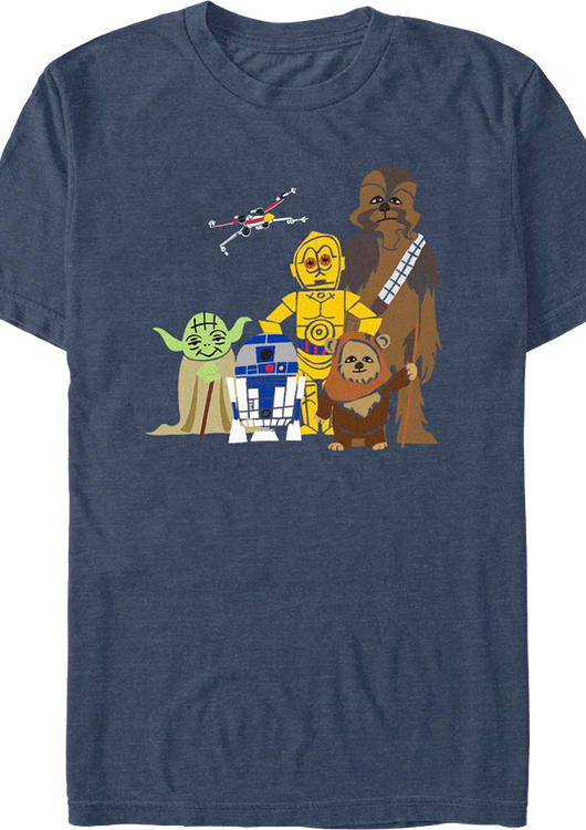 Illustrated Rebels Star Wars T-Shirt - main product image