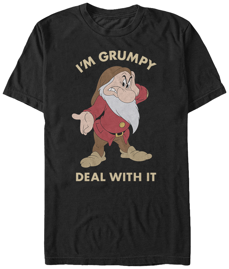 Grumpy Merchandise I'm Grumpy Disney Snow White T-Shirt