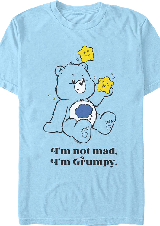 I'm Not Mad, I'm Grumpy Care Bears T-Shirt - main product image