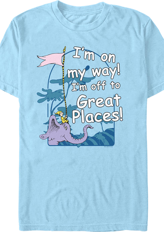 I'm Off to Great Places Dr. Seuss T-Shirt - main product image