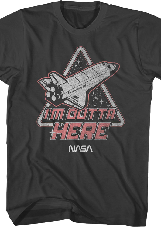 I'm Outta Here NASA T-Shirt - main product image