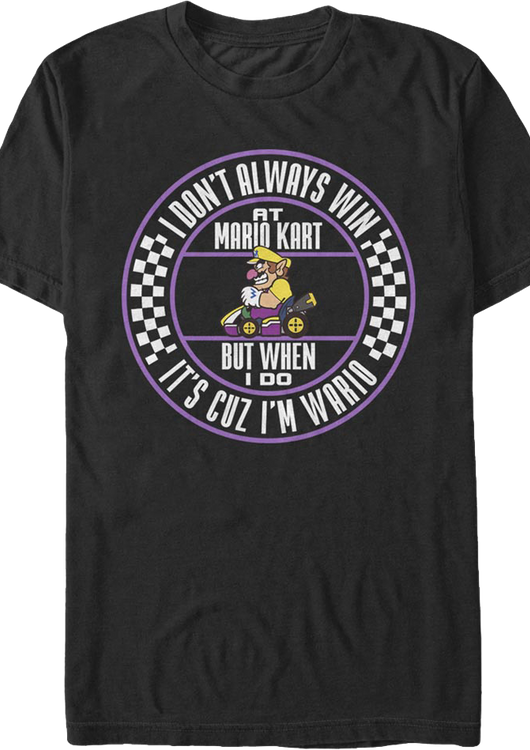 I'm Wario Mario Kart T-Shirt - main product image
