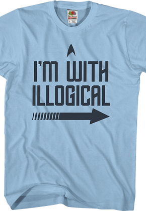 I'm With Illogical Star Trek T-Shirt