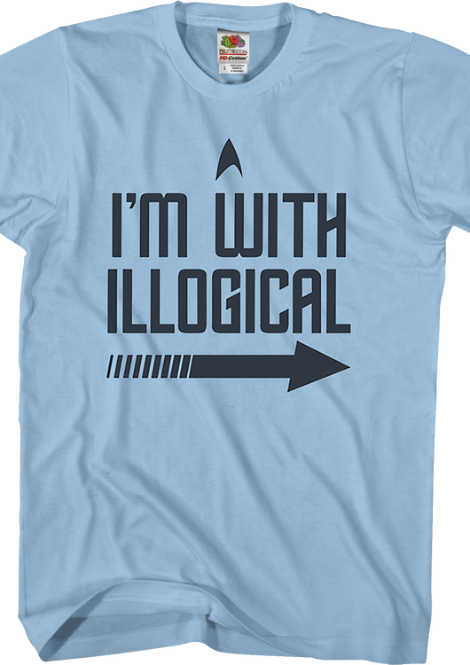 I'm With Illogical Star Trek T-Shirt - main product image