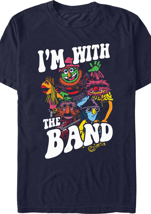 I'm With The Band Muppets T-Shirt - main product image