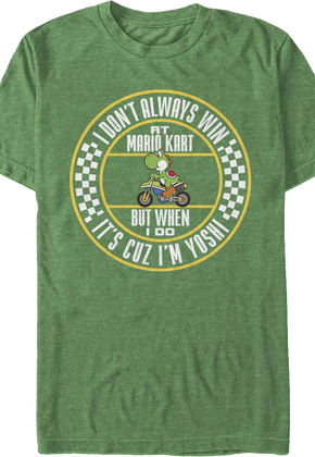 I'm Yoshi Mario Kart T-Shirt
