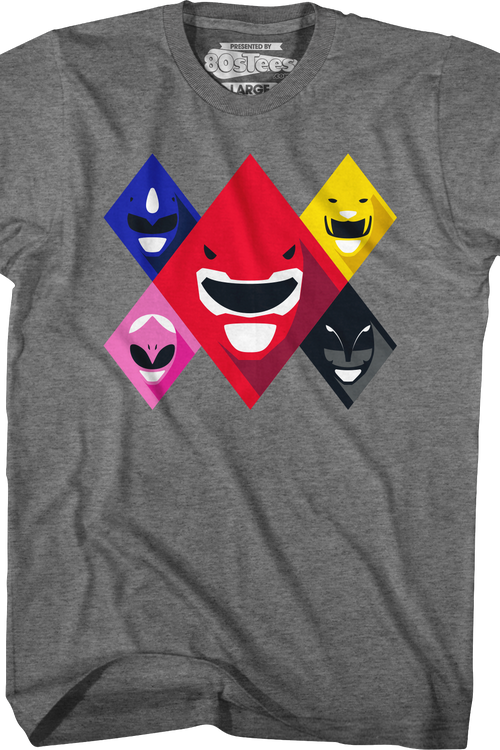 Implied Rangers Mighty Morphin Power Rangers T-Shirtmain product image