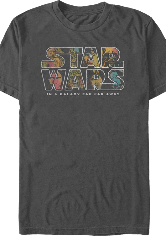 In A Galaxy Far Far Away Star Wars T-Shirt - main product image