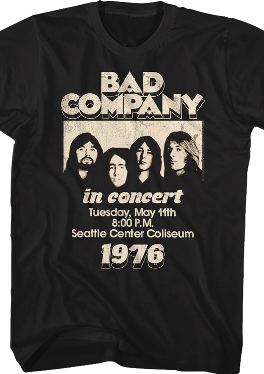 In Concert Bad Company T-Shirt - main product image