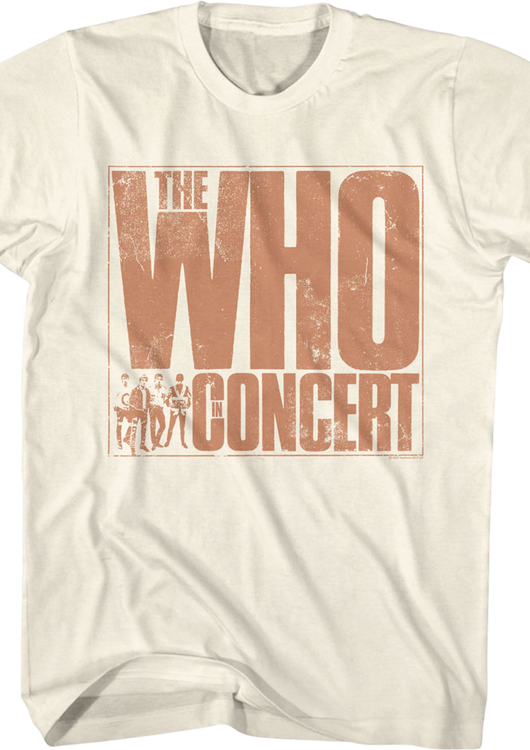 In Concert The Who T-Shirt - main product image