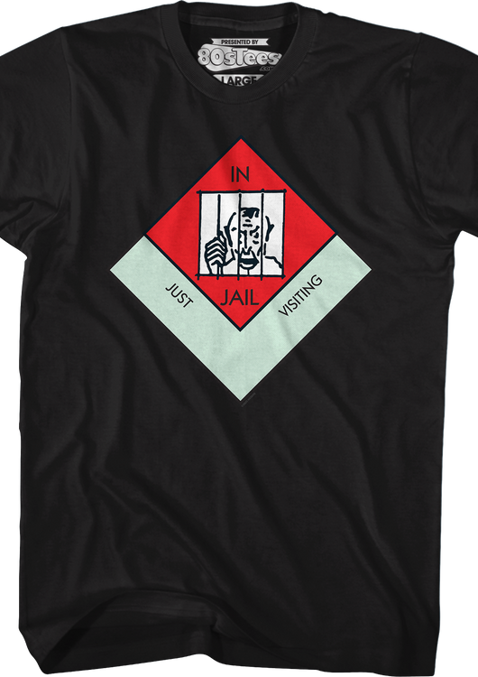 In Jail/Just Visiting Monopoly T-Shirt - main product image
