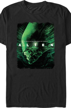 In Space No One Can Hear You Scream Alien T-Shirt