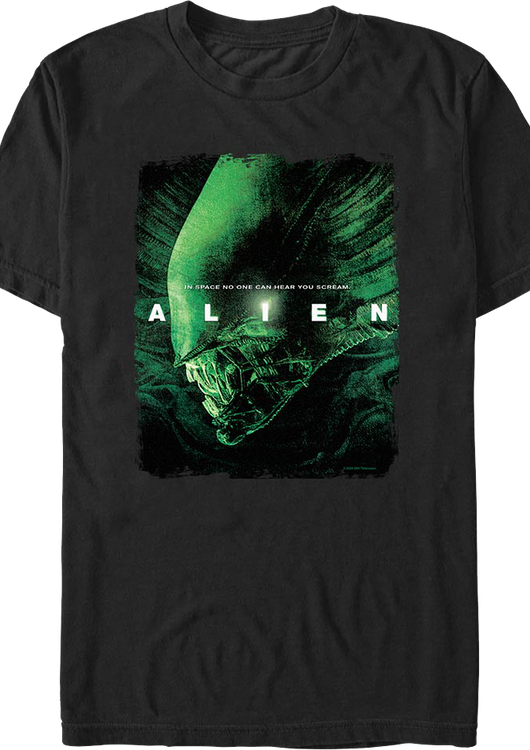 In Space No One Can Hear You Scream Alien T-Shirt - main product image