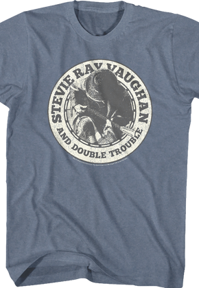 In Step Stevie Ray Vaughan And Double Trouble Indigo T-Shirt